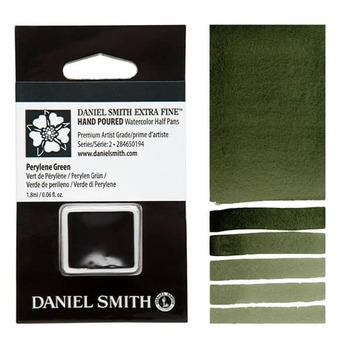 Daniel Smith Watercolor Half Pan - Perylene Green