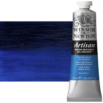 Winsor & Newton Artisan Water Mixable Oil Color - Phthalo Blue Red Shade, 37ml Tube