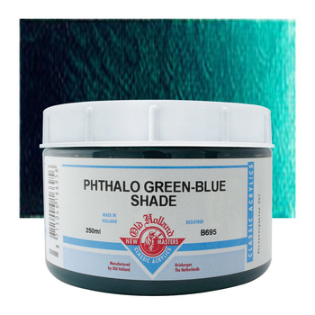 Old Holland New Masters Classic Acrylic Colors Phthalo Green (Blue Shade) 250 ml