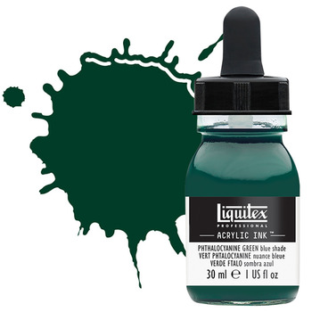 Liquitex Professional Acrylic Ink 30ml Bottle - Phthalo Green Blue Shade