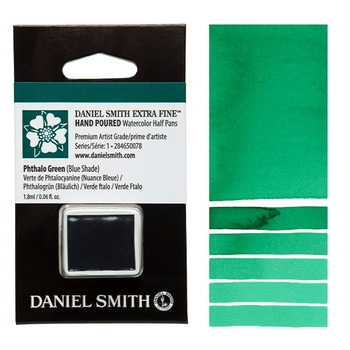 Daniel Smith Watercolor Half Pan - Phthalo Green (Blue Shade)