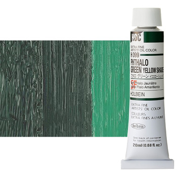 Holbein Artist Oil 20ml Tube Phthalo Green Yellow Shade