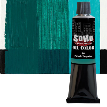 Soho Artist Oil Color Phthalo Turquoise, 170ml Tube