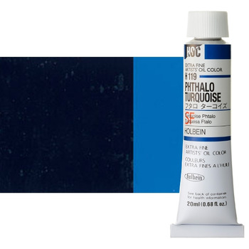 Holbein Extra-Fine Artists' Oil Color 20 ml Tube - Phthalo Turquoise