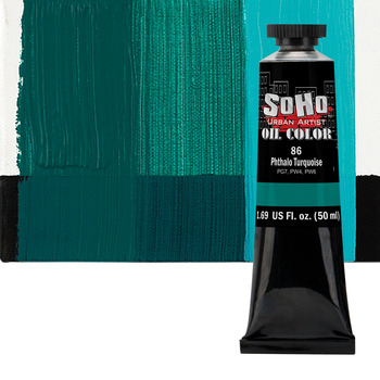 Soho Artist Oil Color Phthalo Turquoise, 50ml Tube