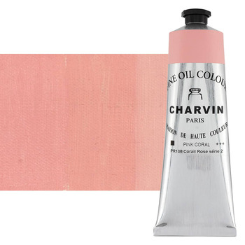 Charvin Fine Oil Paint, Pink Coral - 150ml