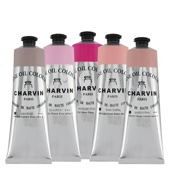 Charvin Fine Oil Colors Pinks Set of 5 (150ml)