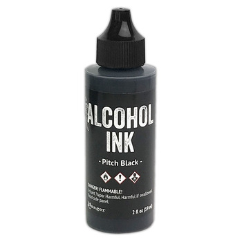 Tim Holtz Alcohol Ink - 2oz Pitch Black
