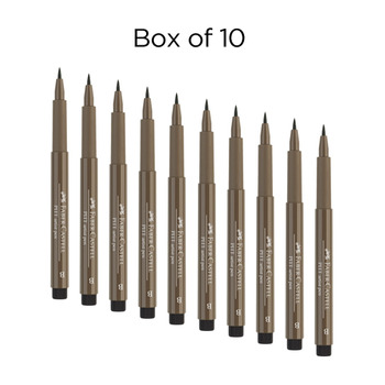 Box of 10 Pitt Brush Pen Nougat