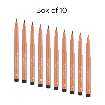 Faber-Castell Pitt Brush Pen Box of 10 No. 189 - Cinnamon