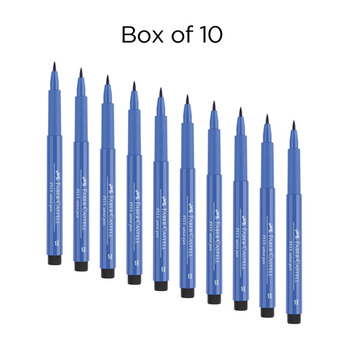 Box 10 Pitt Brush Pen Cobalt Blue