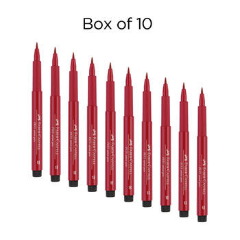Box 10 Pitt Brush Pen Deep Scarlet Red