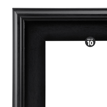 Plein Air Style Frame, Black 12"x16" - Box of 10