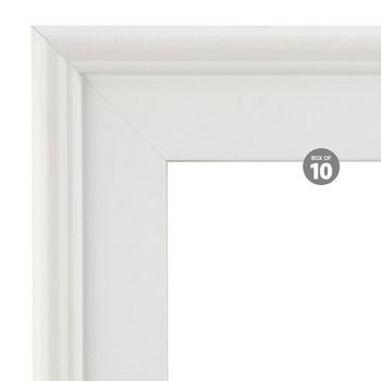 Plein Air Style Frame, White 5"x7" - Box of 10