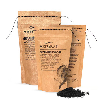 Viarco Artgraf Water-Soluble Graphite Powder, 250 Gram Pouch