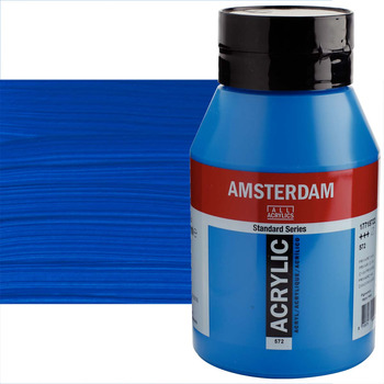 Amsterdam Standard Series Acrylic Paint - Primary Cyan, 1 Liter Jar
