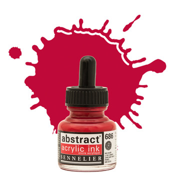 Sennelier Abstract Acrylic Ink - Primary Red, 30ml