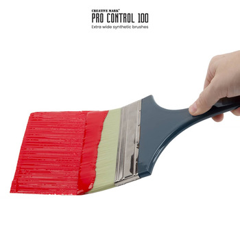 Pro Control 100 Extra Wide Large Synthetic Brushes by Creative Mark