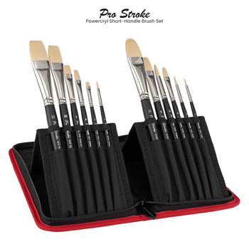 Pro Stroke Powercryl Short-Handle Brush Set