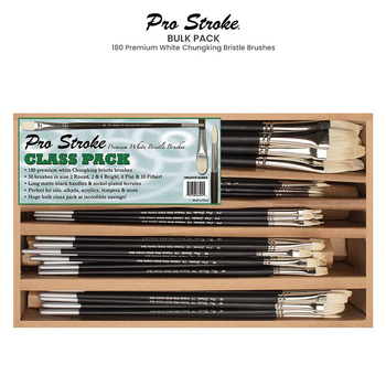 Creative Mark Pro Stroke Premium White Bristle Brush Class Pack