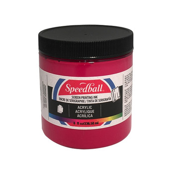 Speedball Acrylic Screen Printing Ink 8 oz Jar - Process Magenta