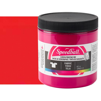 Speedball Fabric Screen Printing Ink 8 oz Jar - Process Magenta
