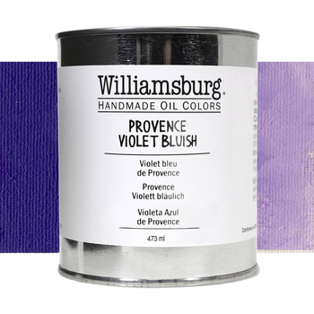 Williamsburg Handmade Oil Paint - Provence Violet Bluish, 473ml