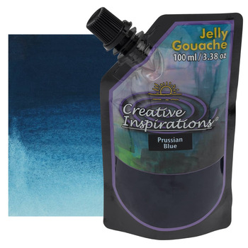 Creative Inspirations Jelly Gouache Pouch - Prussian Blue (100ml)