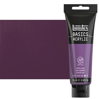 Liquitex Basics Acrylic Paint - Purple Gray, 4oz Tube
