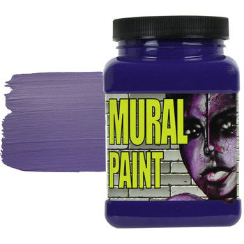 Chroma Acrylic Mural Paint - Purple Haze, 16oz Jar