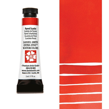 Daniel Smith Extra Fine Watercolor - Pyrrol Scarlet, 5 ml Tube