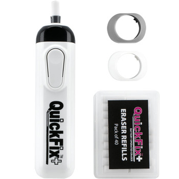 QuickFix+ Battery Powered Art Eraser White