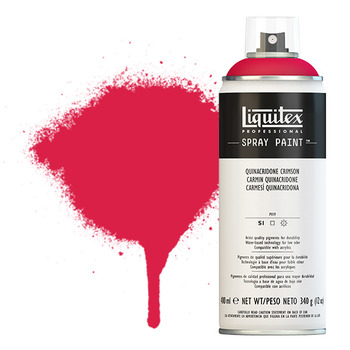 Liquitex Professional Spray Paint 400ml Can - Quinacridone Crimson