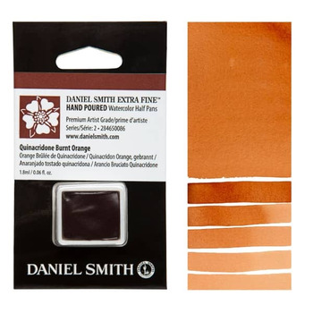 Daniel Smith Watercolor Half Pan - Quinacridone Burnt Orange