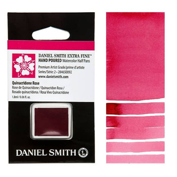 Daniel Smith Watercolor Half Pan - Quinacridone Rose