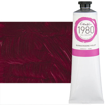 Gamblin 1980 Oil Colors - Quinacridone Violet, 150ml Tube