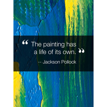 Inspirational Quote Art eGift Card - Jackson Pollock eGift Card
