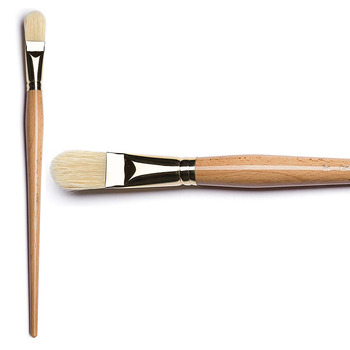 D'Artigny Series 3593 White Bristle D-Brush, Size #20