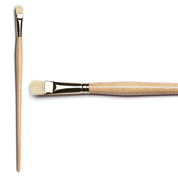 D'Artigny Series 3593 White Bristle D-Brush, Size #8