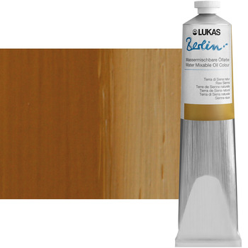 LUKAS Berlin Water Mixable Oil Raw Sienna 200 ml Tube