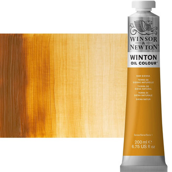 Winton Oil Color - Raw Sienna, 200ml Tube