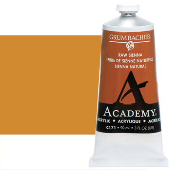 Grumbacher Academy Acrylics Raw Sienna 90 ml