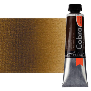 Cobra Water-Mixable Oil Color, Raw Umber 40ml Tube