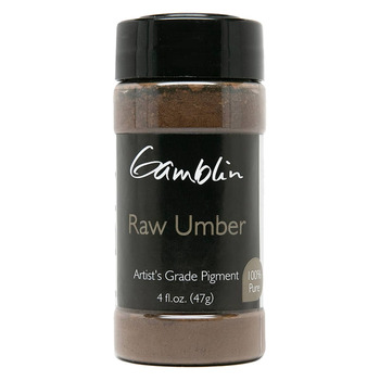 Gamblin Dry Pigment - Raw Umber, 47 Grams