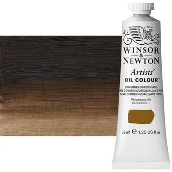 Winsor & Newton Artists' Oil - Raw Umber Green Shade, 37ml Tube
