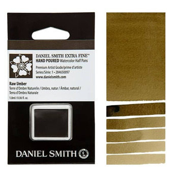 Daniel Smith Watercolor Half Pan - Raw Umber