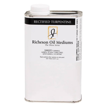 Jack Richeson Shiva Signature Rectified Turpentine, 32oz Can