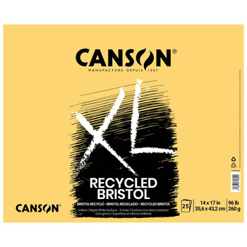 Canson XL Recycled Bristol Pad 25 Sheets 14" x 17"