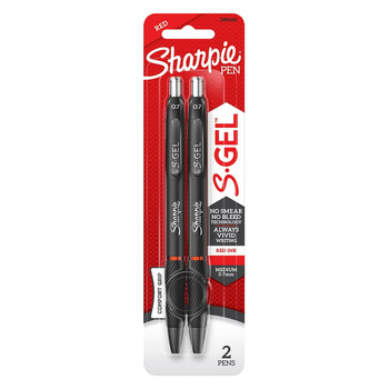 Sharpie Gel Pen (Pack of 2) - Red, 0.7mm