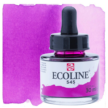 Ecoline Liquid Watercolor, Red Violet 30ml Pipette Jar